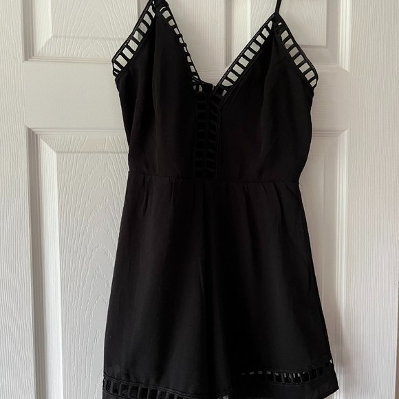 Trac Black Romper - Picture 5 of 7